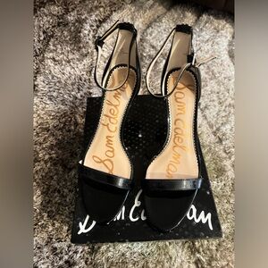 Salm Edelman shoe, Patti, black patent.